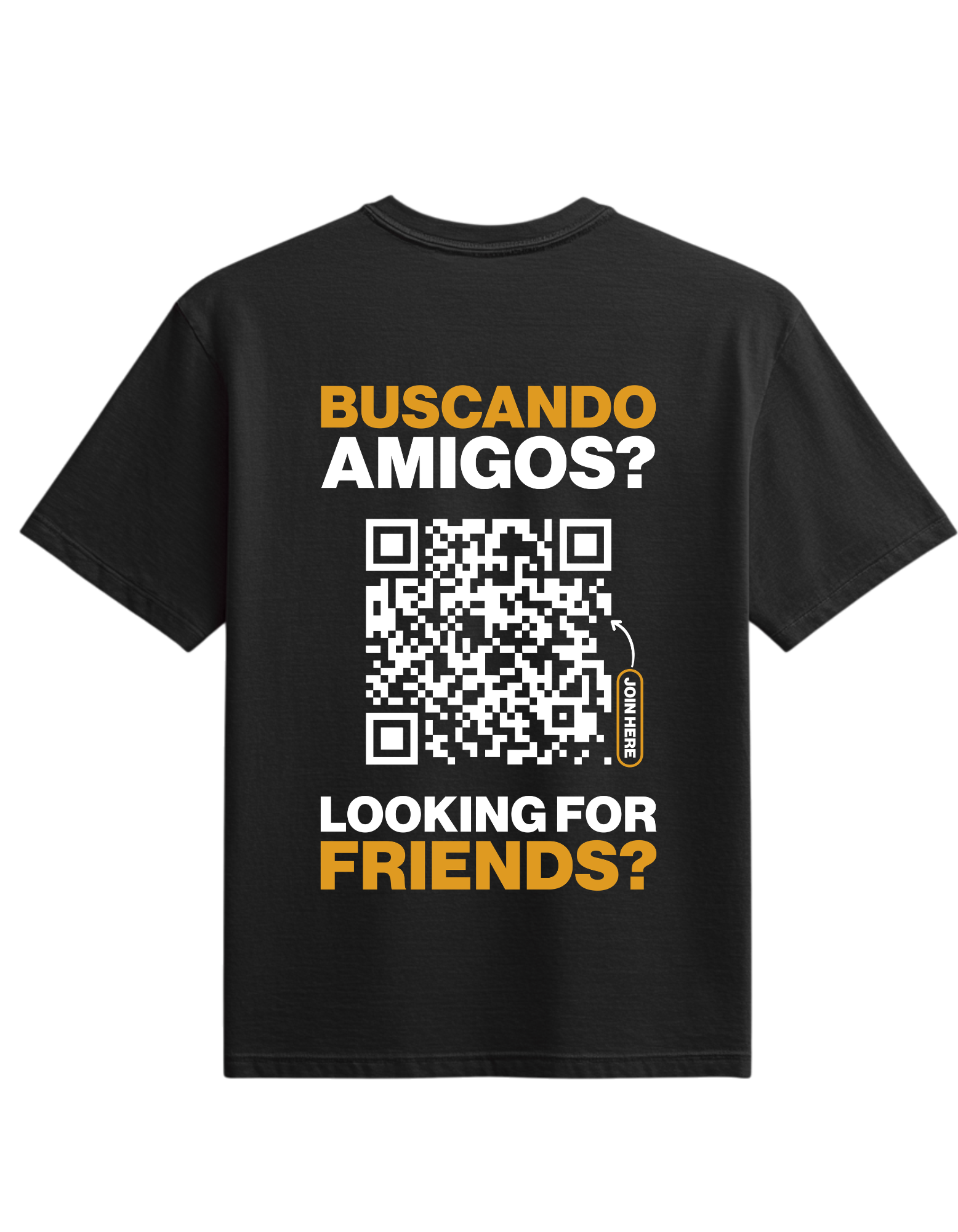 Camiseta QR Clásica Hombre - HeyInterests