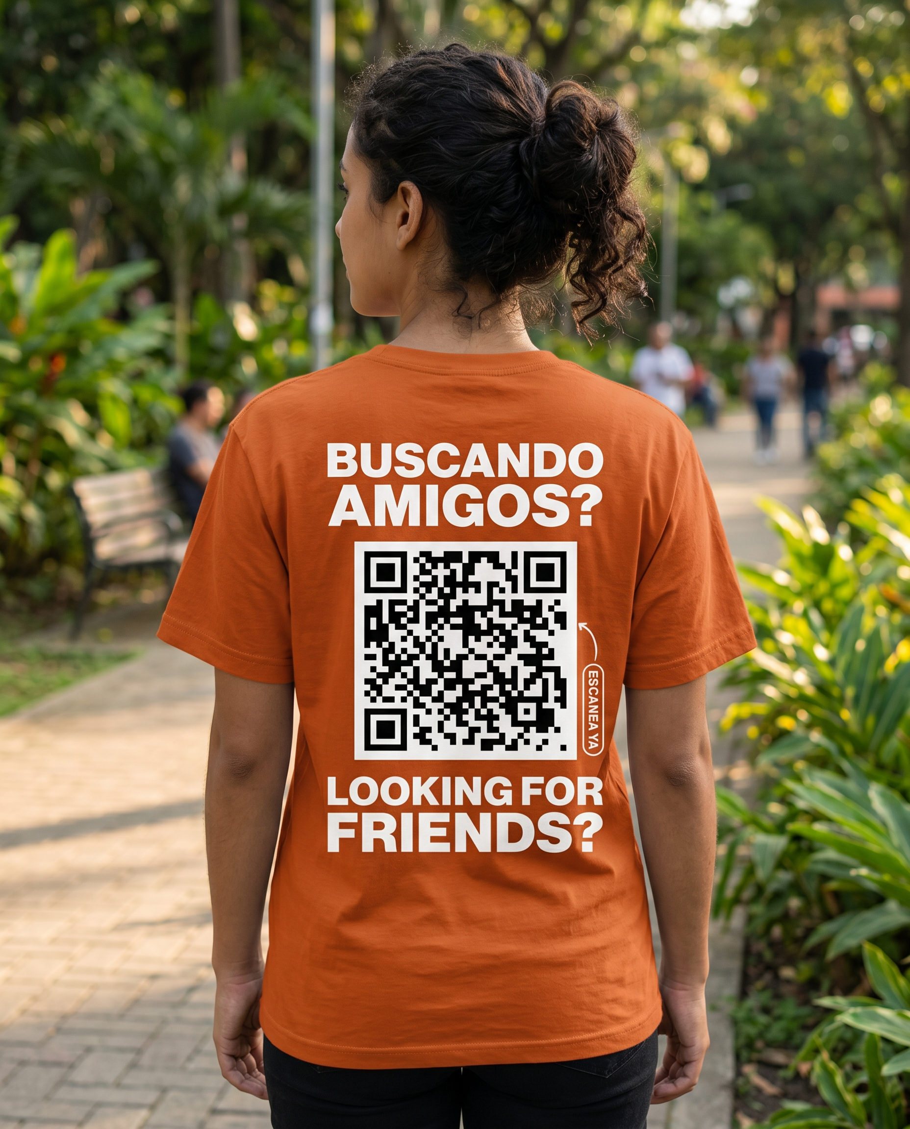 Camiseta QR Clásica Mujer - HeyInterests