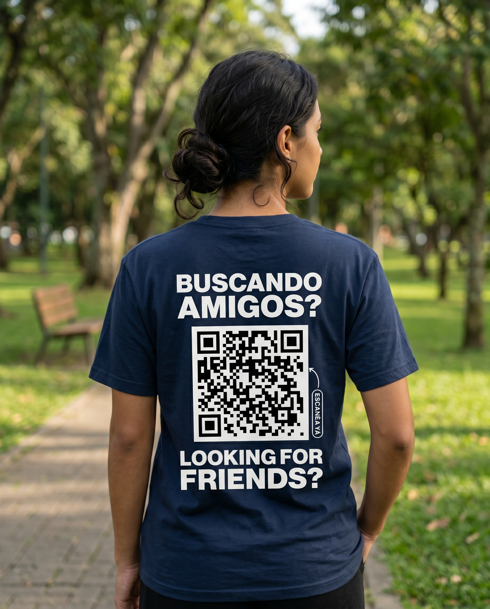 Camiseta QR Clásica Mujer - HeyInterests