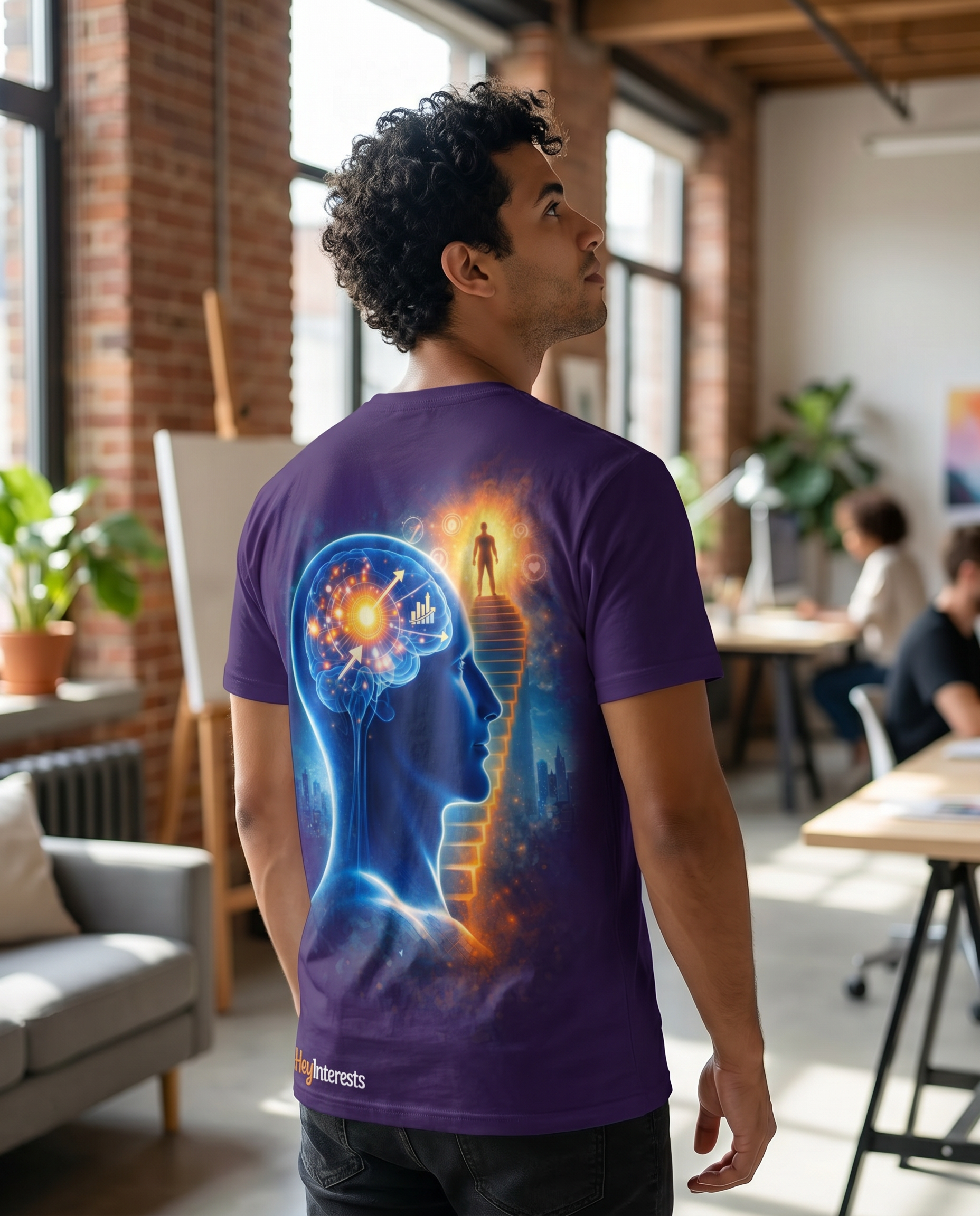 Camiseta de Crecimiento Personal para Hombre – HeyInterests