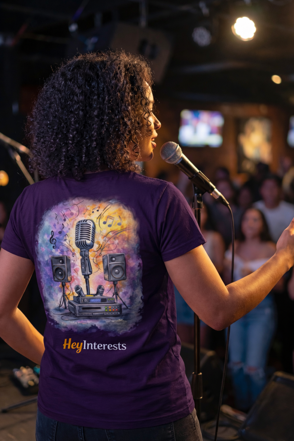 Camiseta de Karaoke para Mujer – HeyInterests