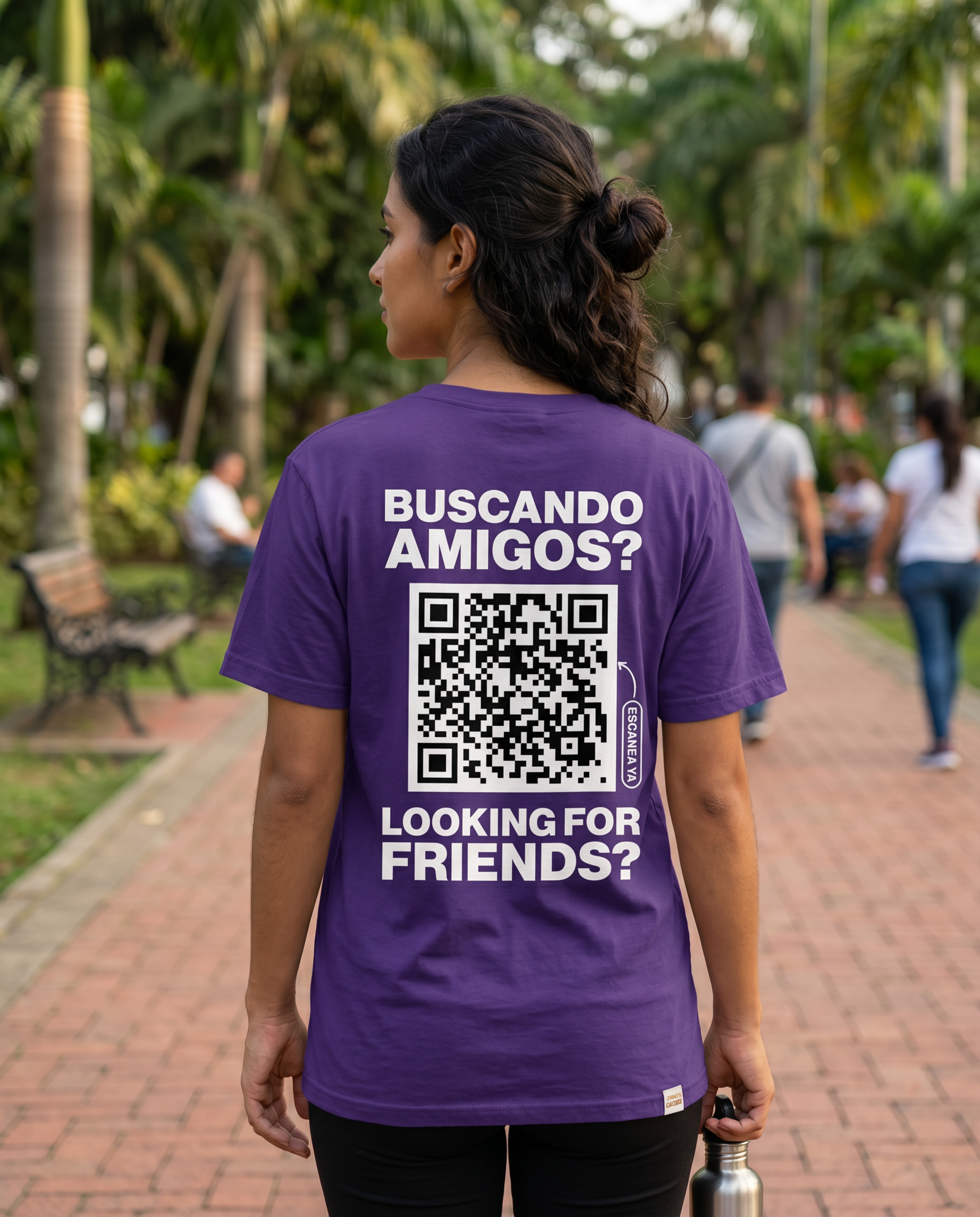 Camiseta QR Clásica Mujer - HeyInterests