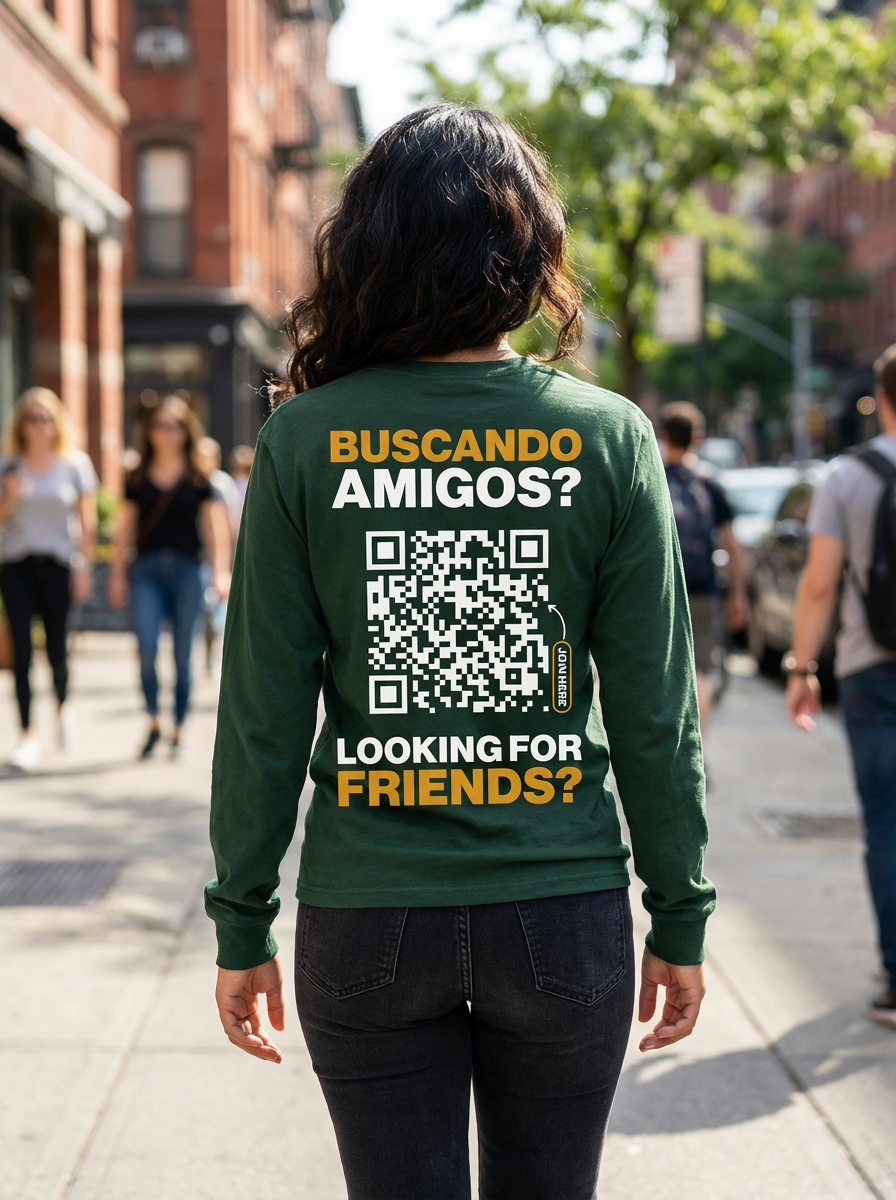 Classic QR Long Sleeve Shirt Women - HeyInterests