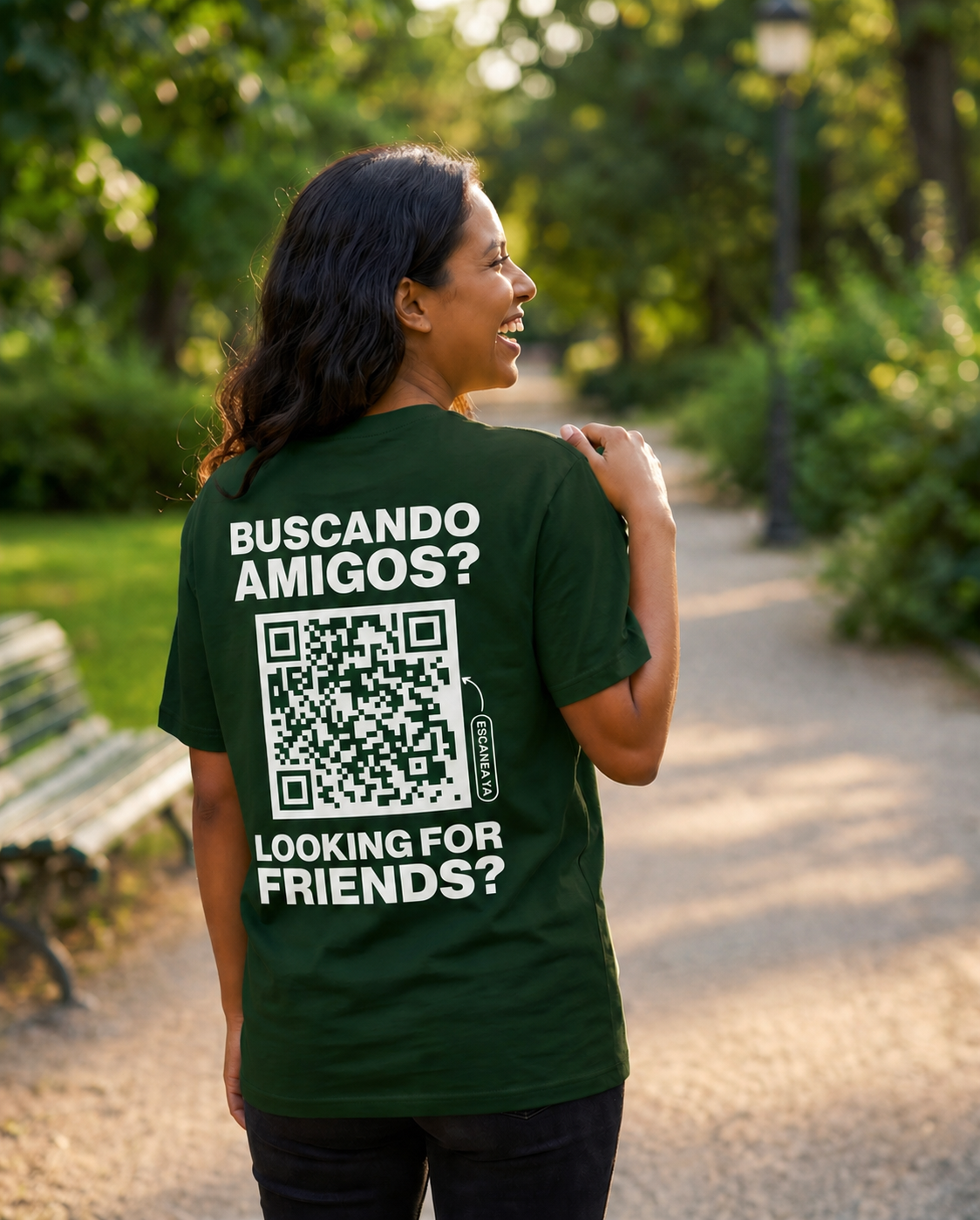 Camiseta QR Clásica Mujer - HeyInterests