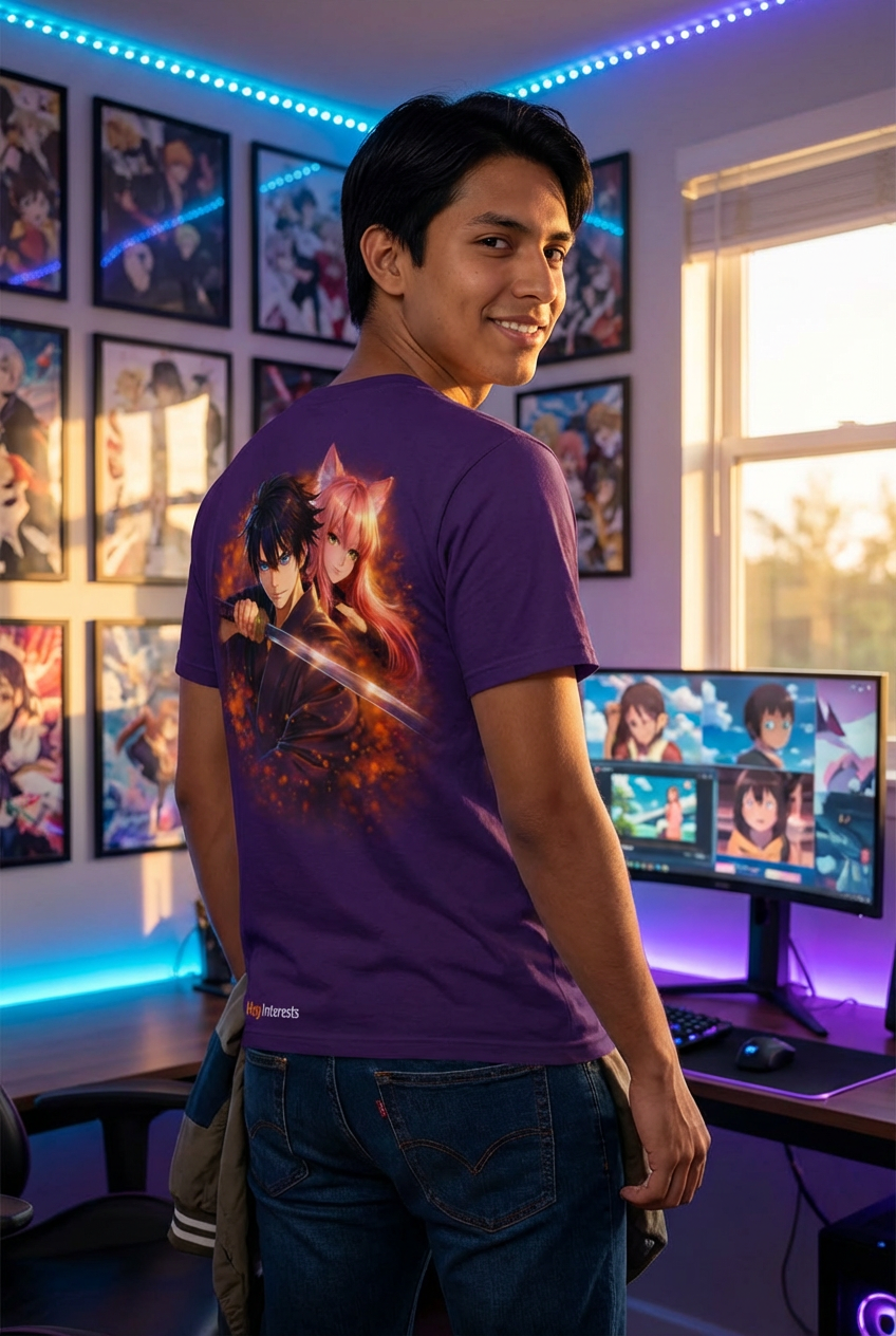 Camiseta de anime para hombre – HeyInterests