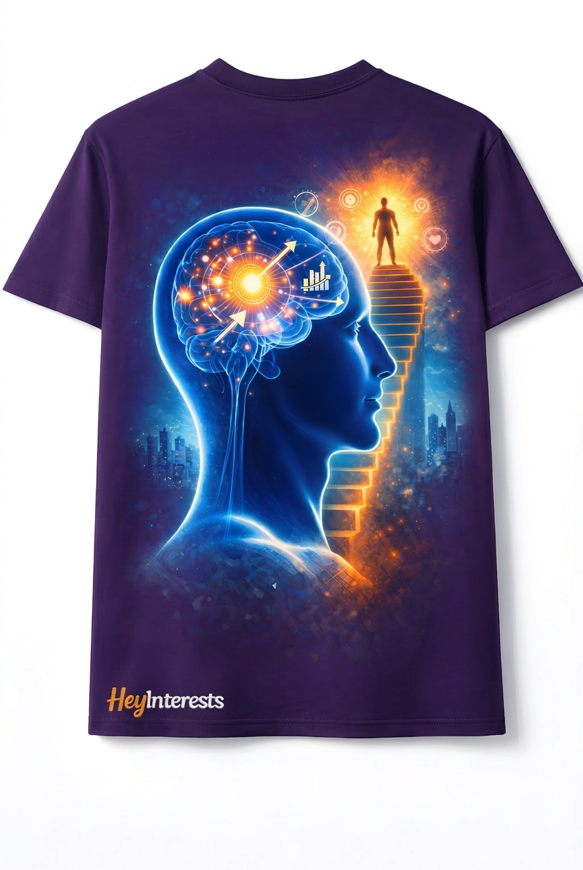 Camiseta de Crecimiento Personal para Hombre – HeyInterests