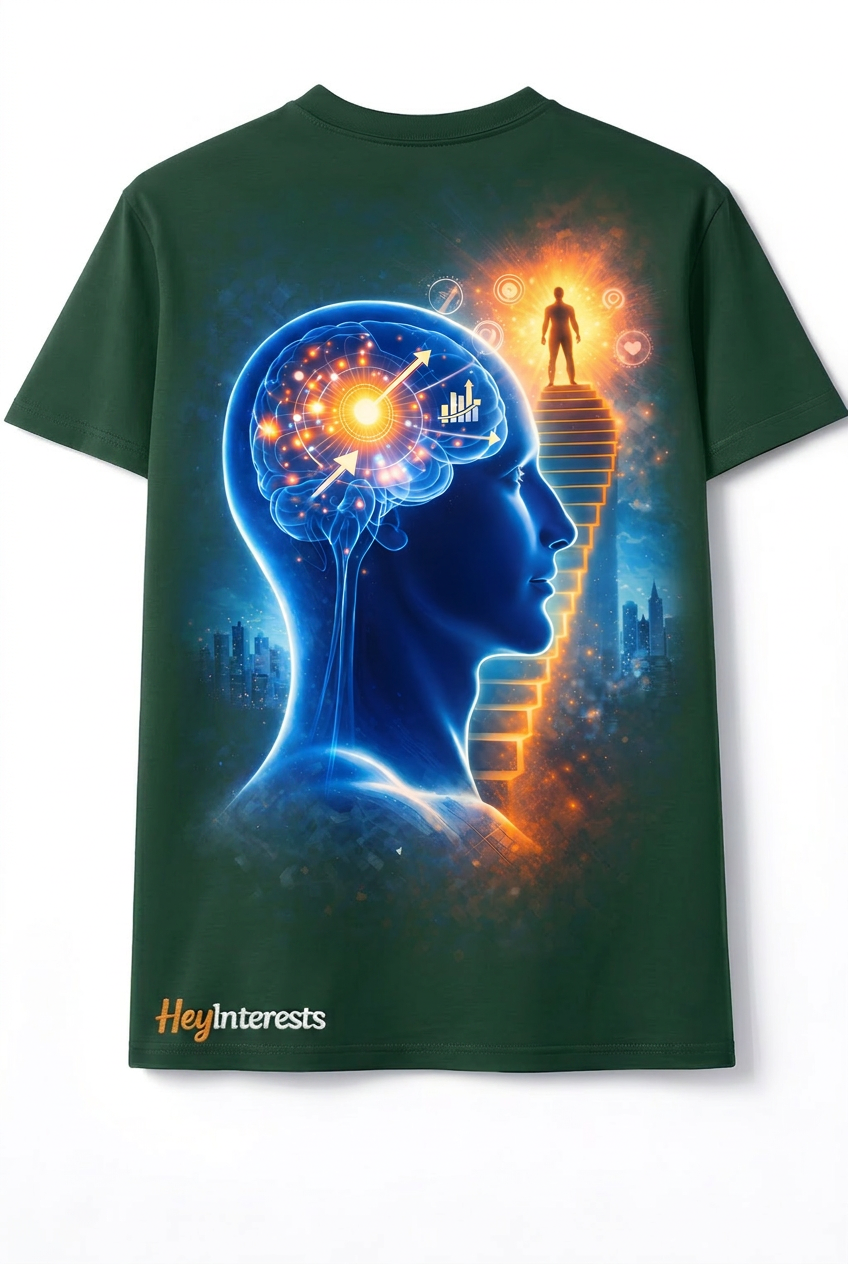 Camiseta de Crecimiento Personal para Hombre – HeyInterests