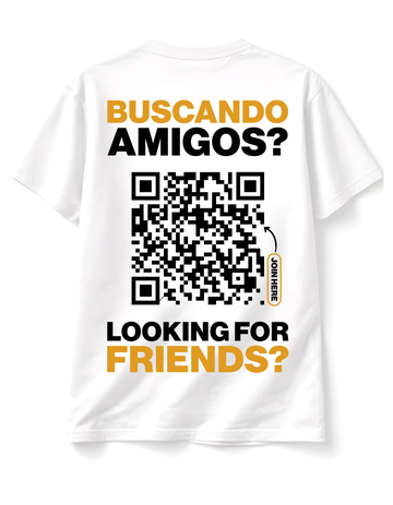 Camiseta QR Clásica Hombre - HeyInterests