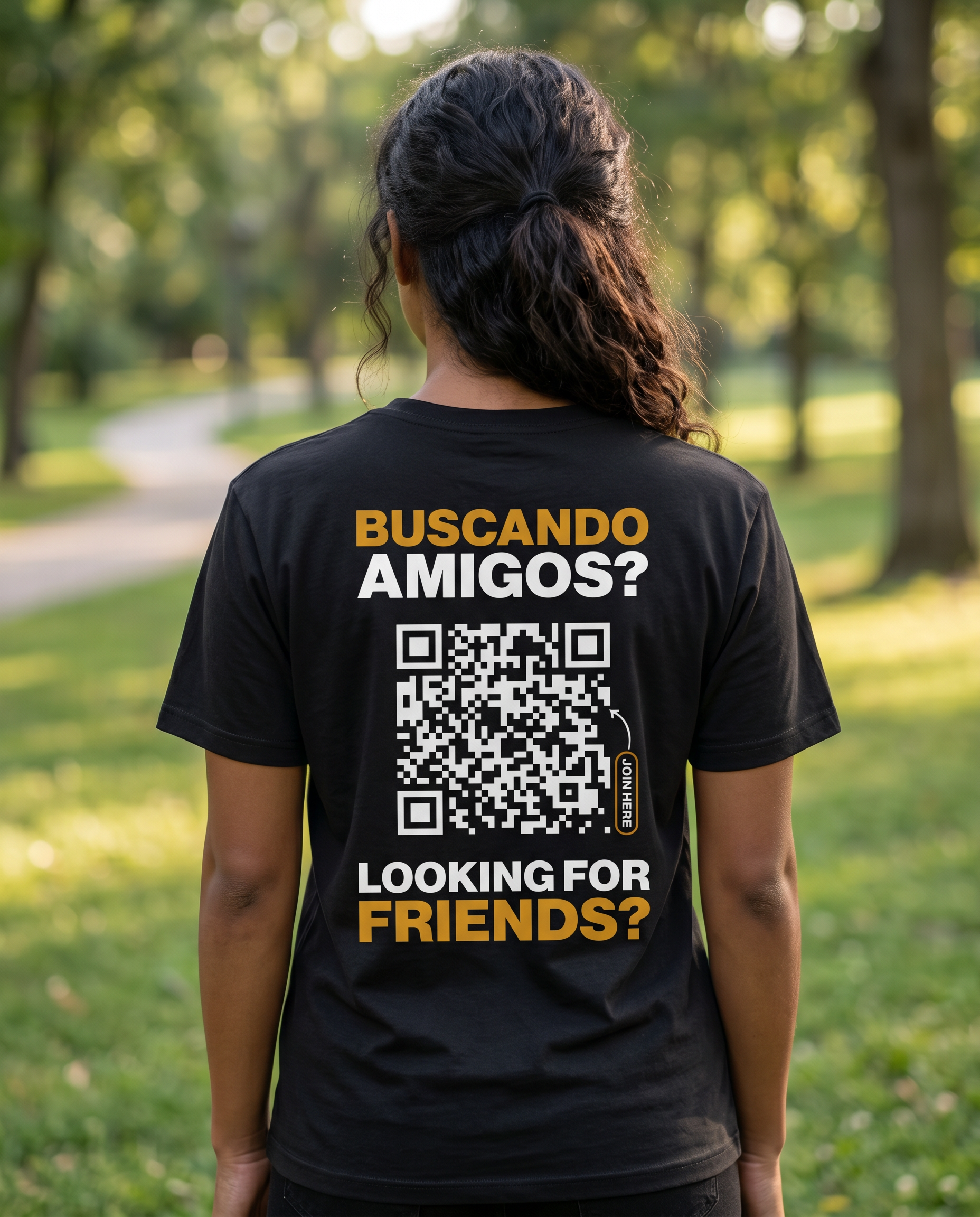 Camiseta QR Clásica Mujer - HeyInterests
