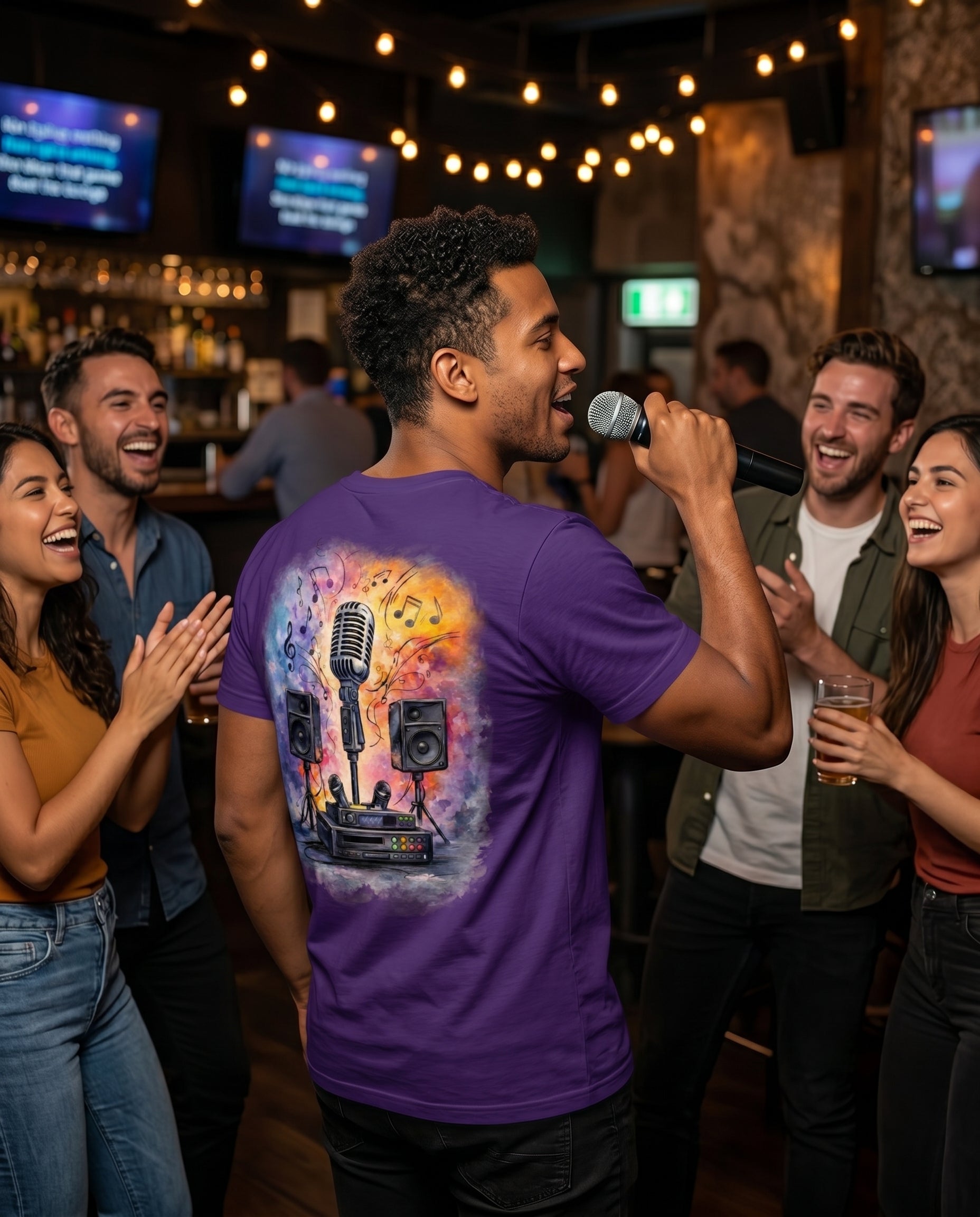 Camiseta Karaoke para Hombre – HeyInterests
