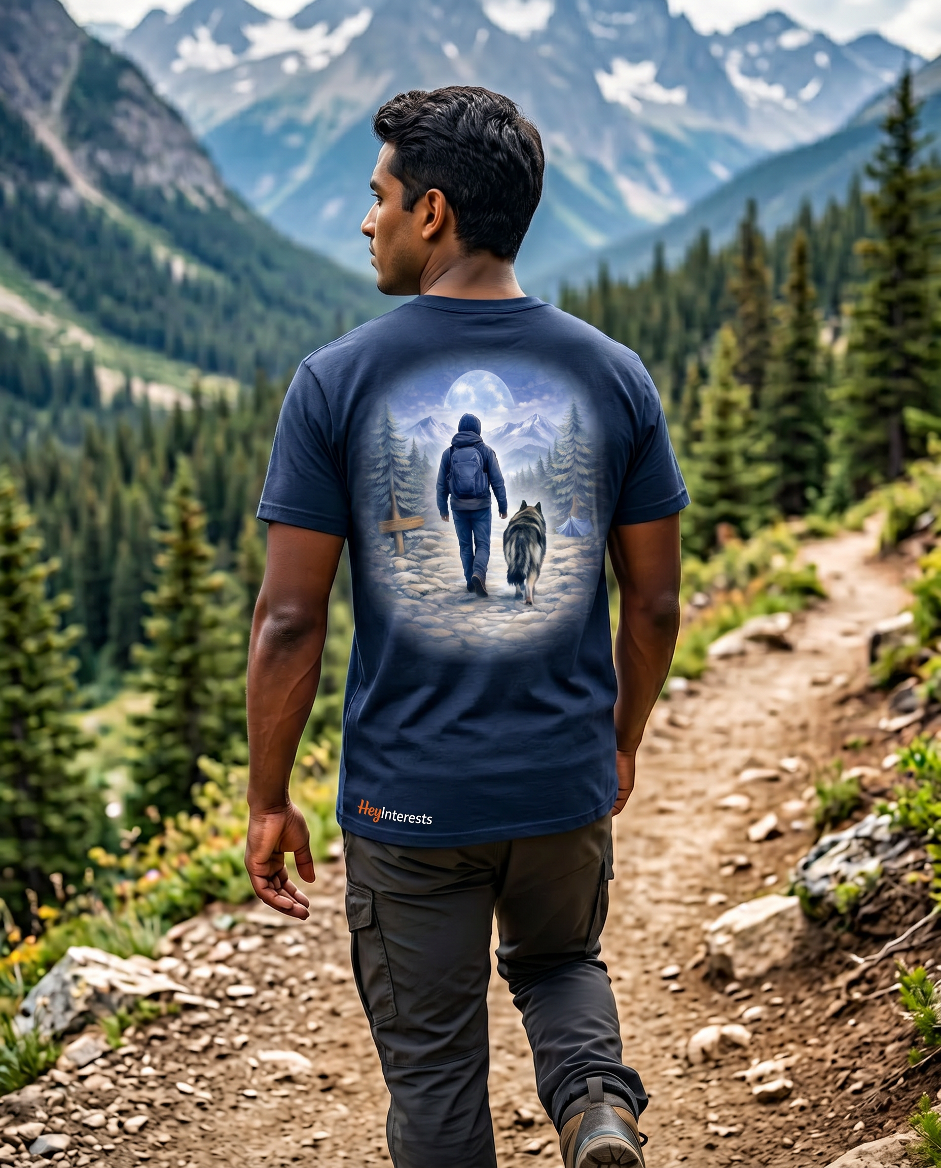 Hiking T-Shirt Men – HeyInterests