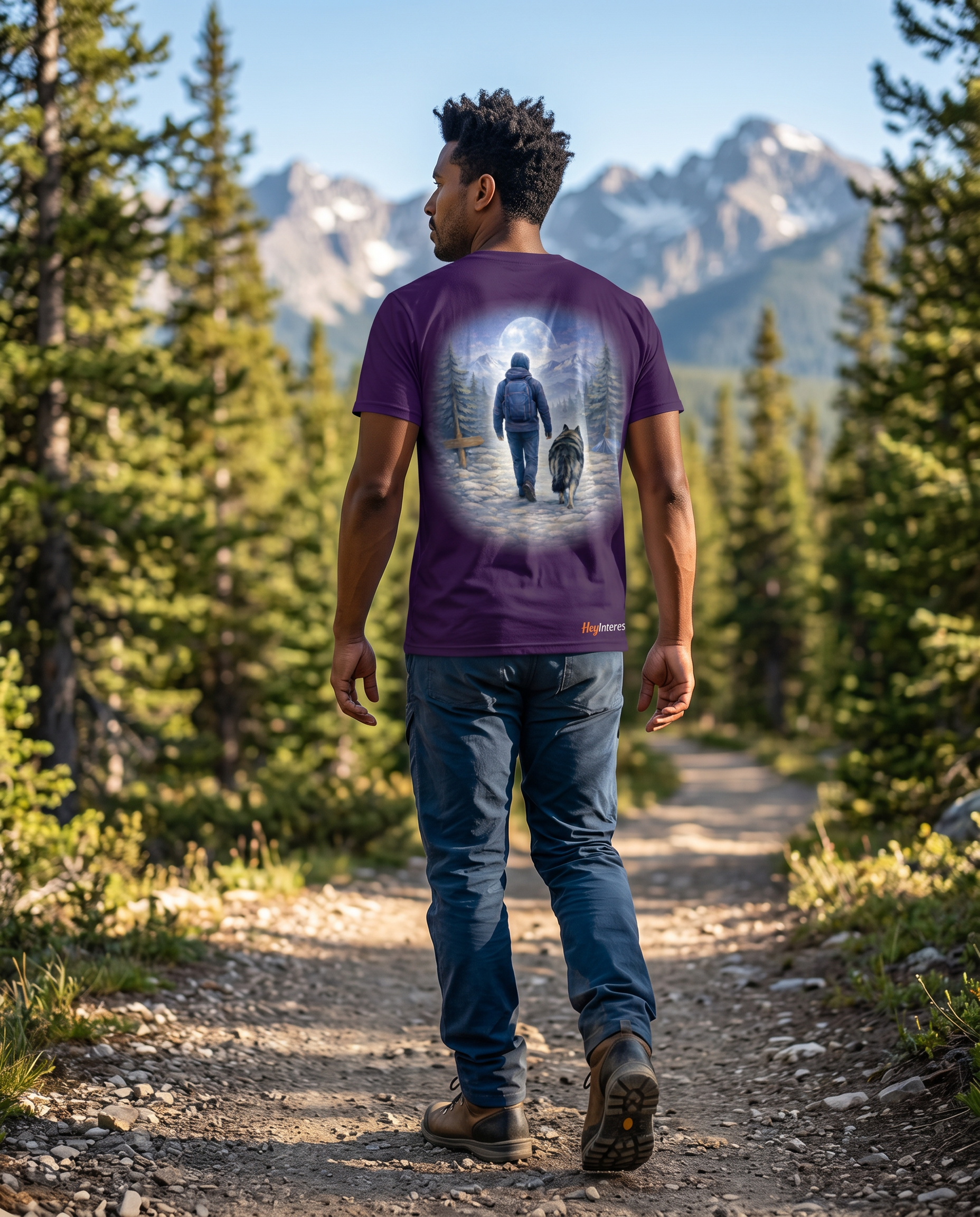 Hiking T-Shirt Men – HeyInterests