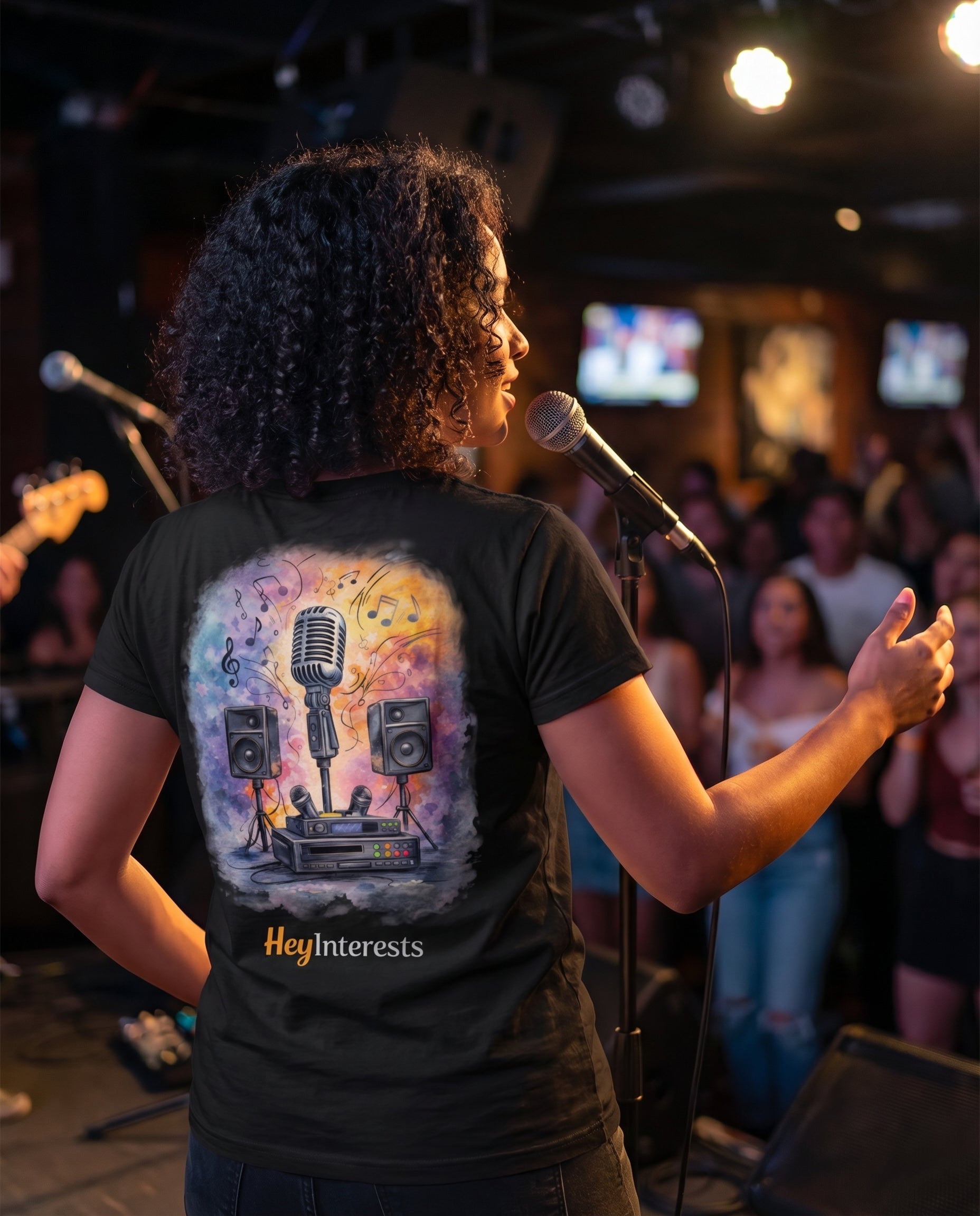 Camiseta de Karaoke para Mujer – HeyInterests