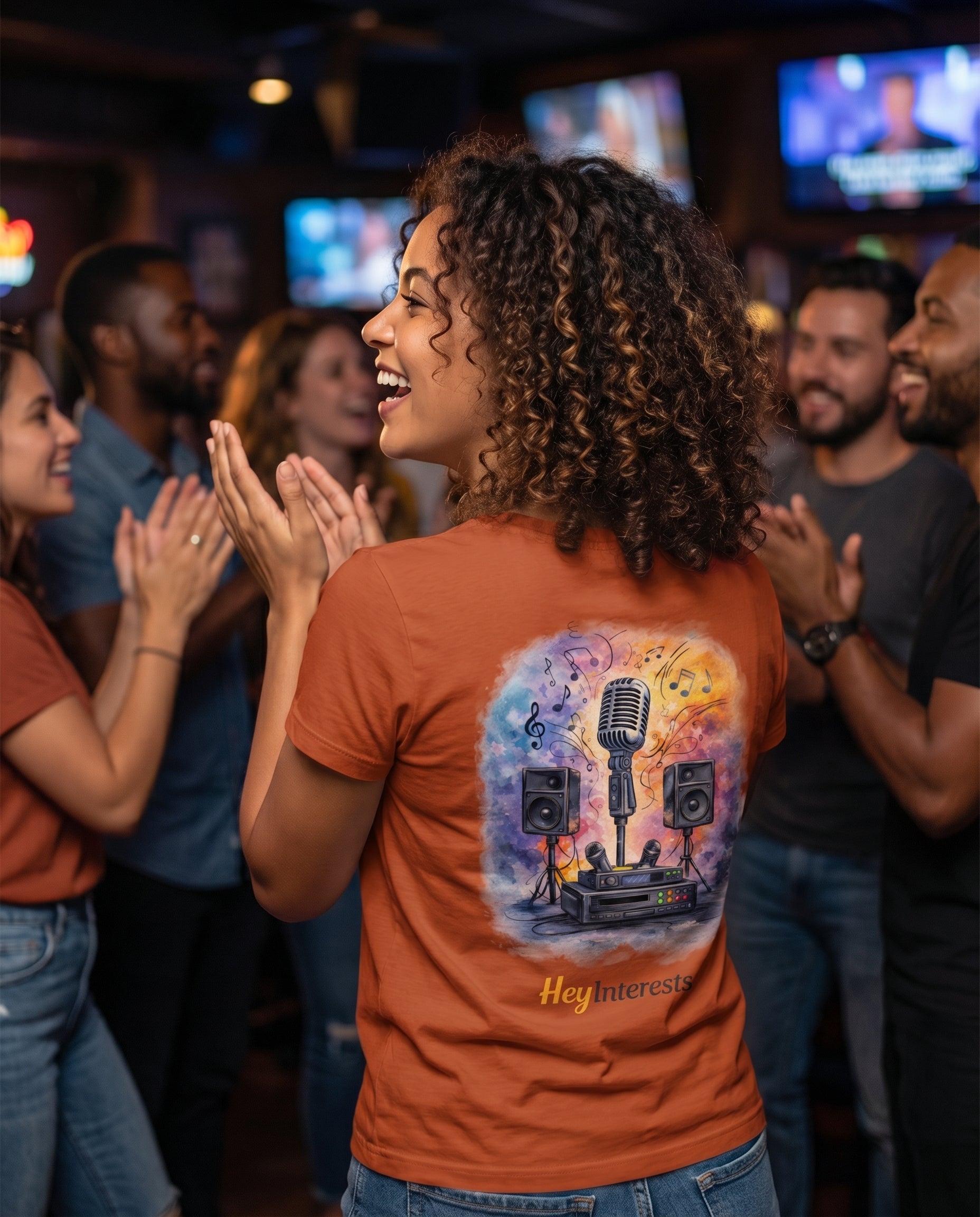 Camiseta de Karaoke para Mujer – HeyInterests