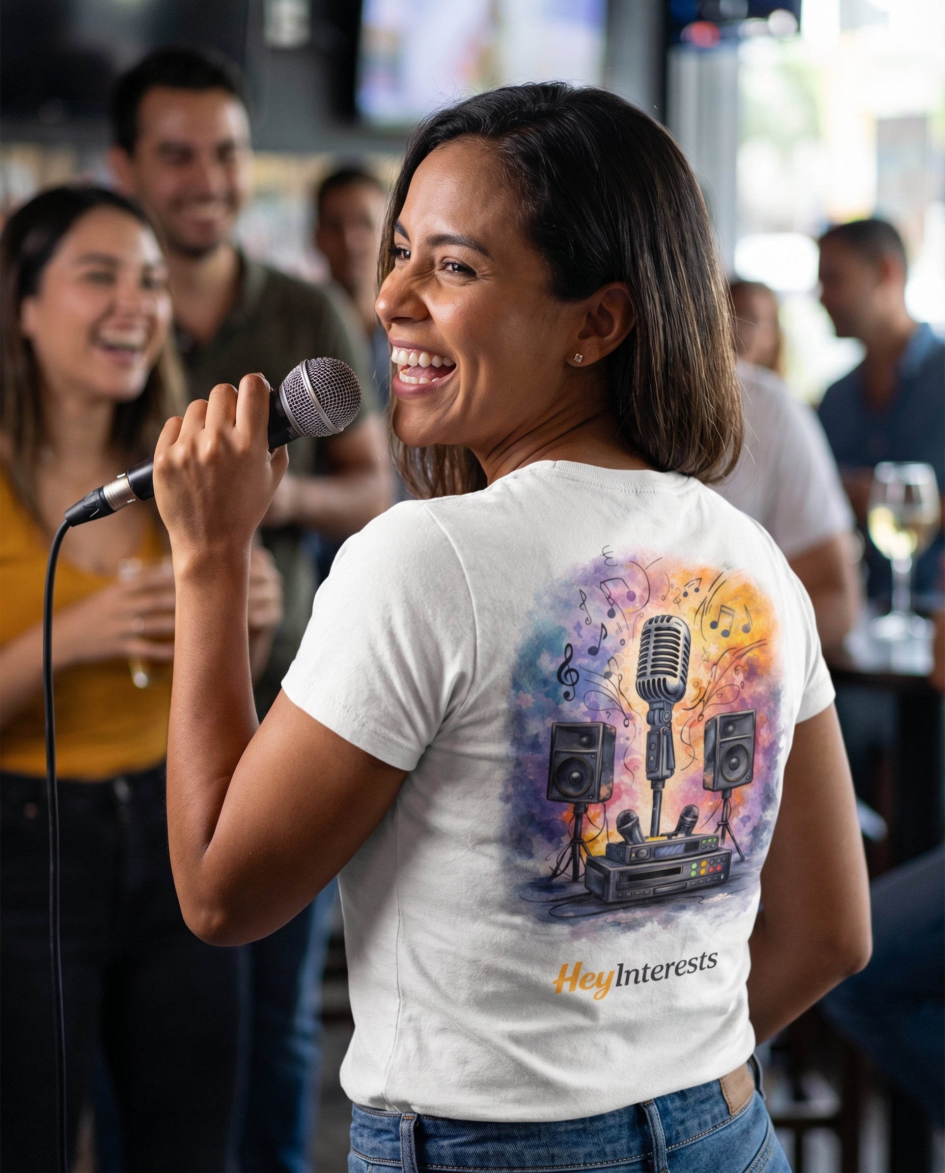 Camiseta de Karaoke para Mujer – HeyInterests