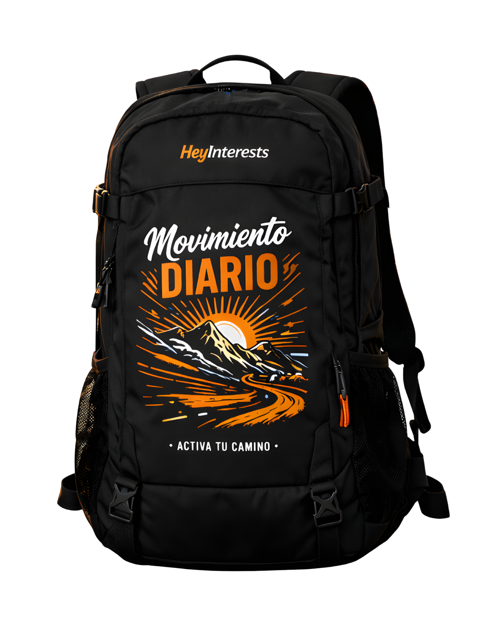 Premium Backpack HeyInterests – Connect on the Road