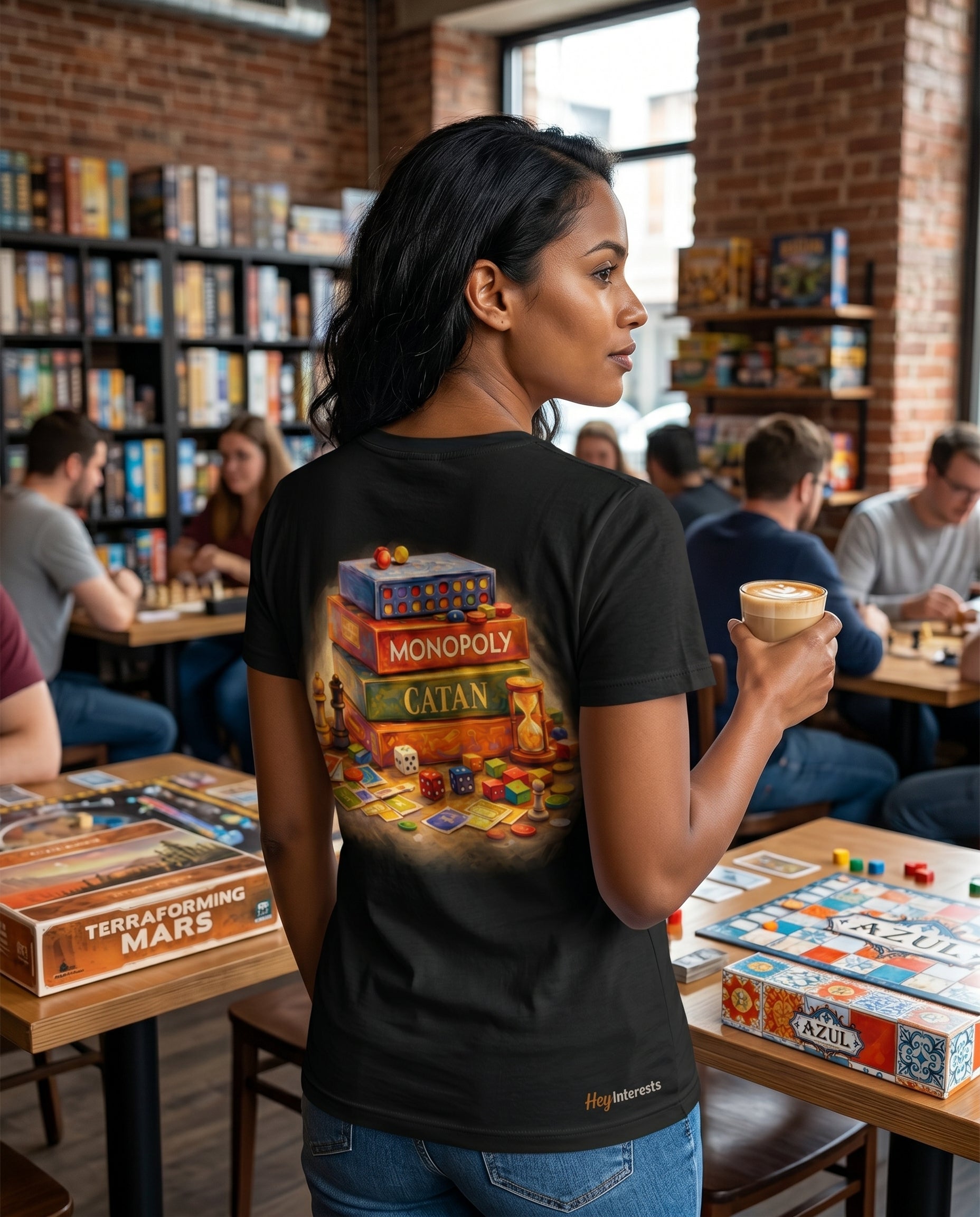 Camiseta de juegos de mesa para mujer – HeyInterests