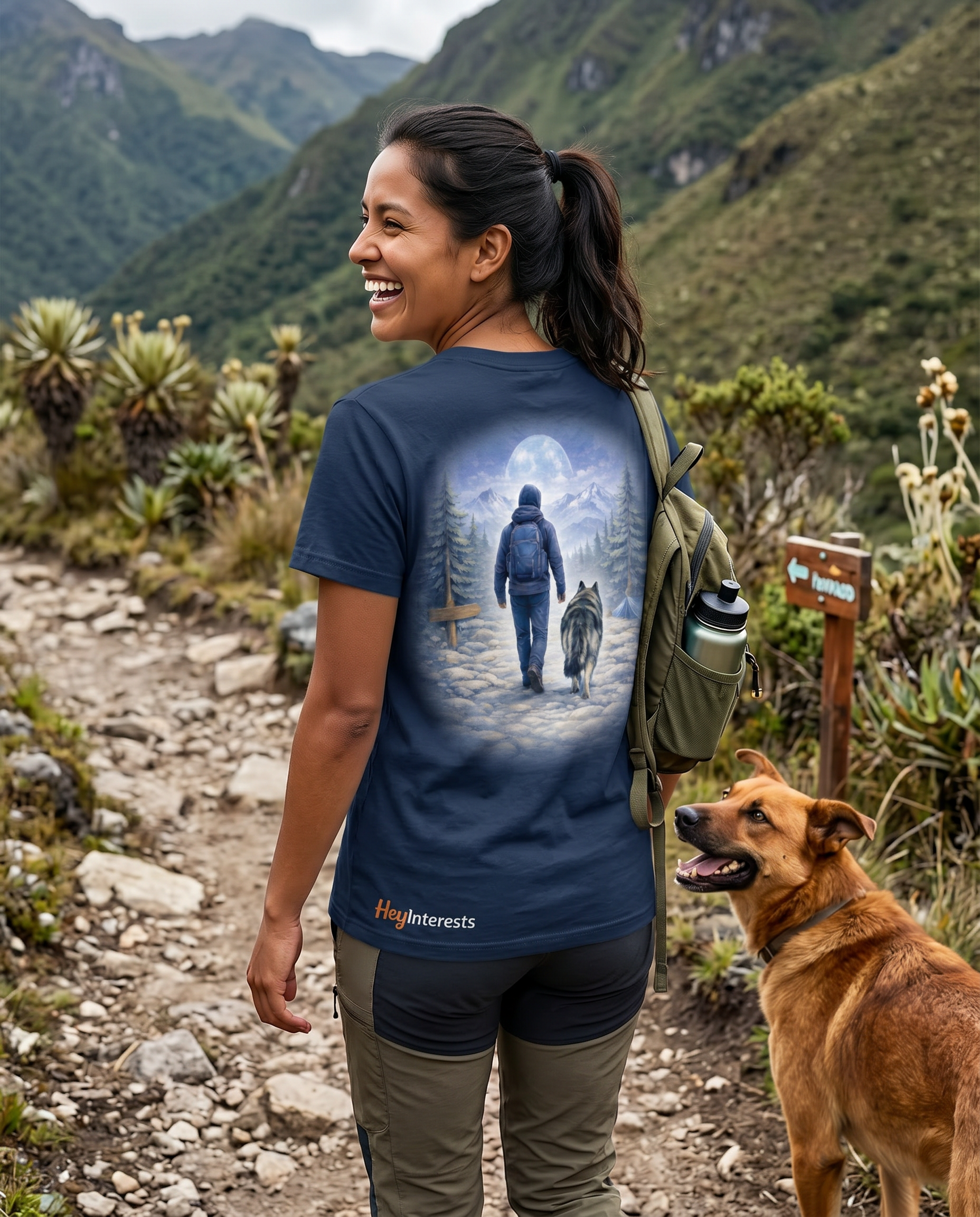 Camiseta de senderismo para mujer – HeyInterests