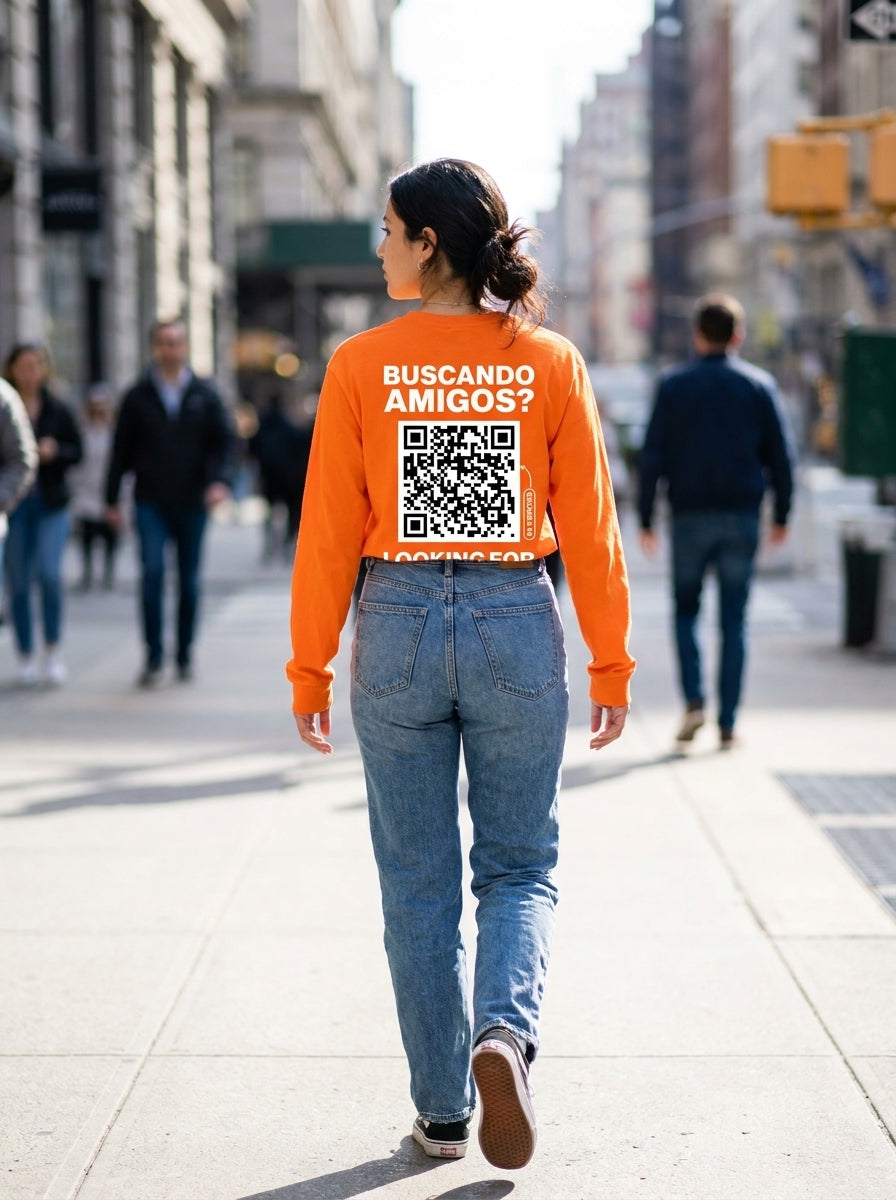 Classic QR Long Sleeve Shirt Women - HeyInterests