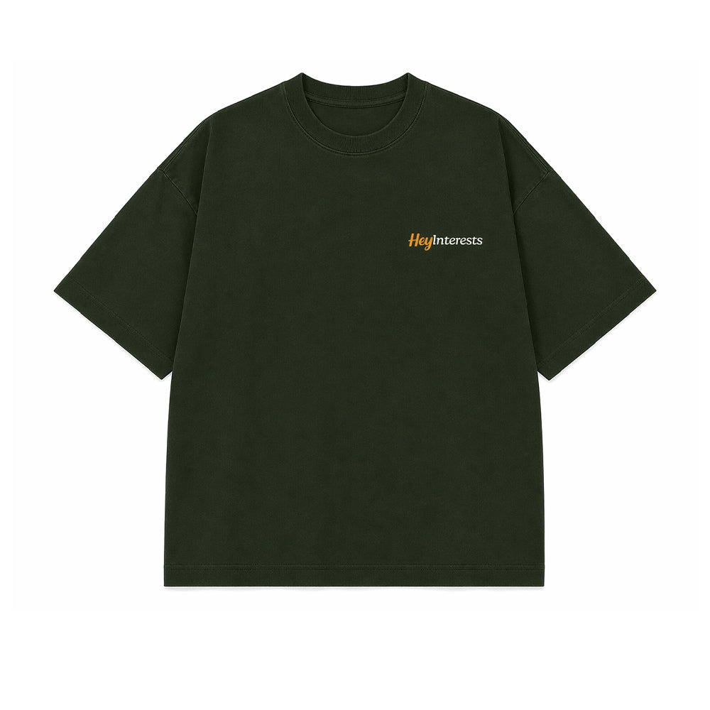 Camiseta extragrande personalizable unisex – HeyInterests